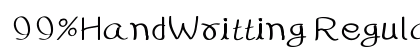99%HandWritting Regular preview