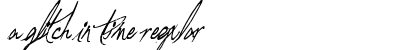 A Glitch In Time Regular preview