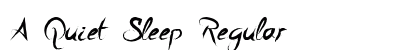 A Quiet Sleep Regular preview