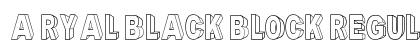 A Ryal Black Block Regular preview
