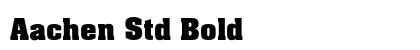 Aachen Std Bold Font