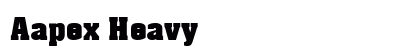 Aapex Heavy Font