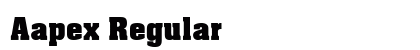 Aapex Regular Font