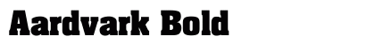 Aardvark Bold Preview