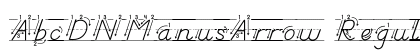 AbcDNManusArrow Regular preview