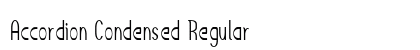Accordion Condensed Regular Preview