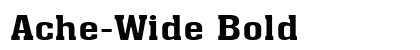 Ache-Wide Bold Preview