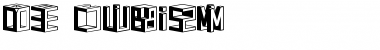 D3 Cubism Regular Font