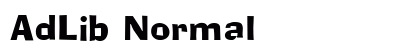 AdLib Normal preview