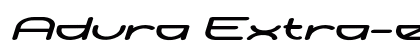 Adura Extra-expanded Italic Preview