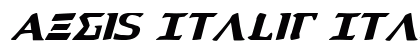 Aegis Italic Italic preview