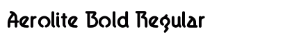 Aerolite Bold Regular preview