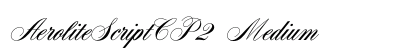 AeroliteScriptCP2 Medium preview