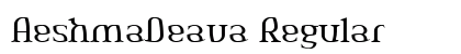 AeshmaDeava Regular preview