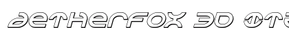 Aetherfox 3D Italic Italic preview