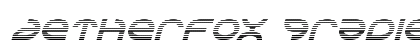 Aetherfox Gradient Italic Italic preview