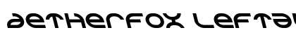 Aetherfox Leftalic Italic preview