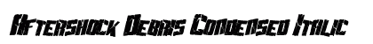 Aftershock Debris Condensed Italic preview