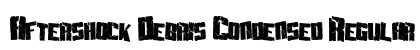 Aftershock Debris Condensed Regular Preview