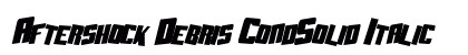 Aftershock Debris CondSolid Italic preview