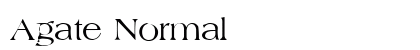Agate Normal preview