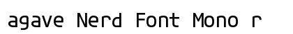 agave Nerd Font Mono r preview