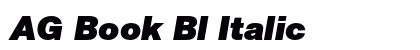AG Book Bl Italic preview
