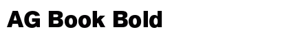 AG Book Bold Preview