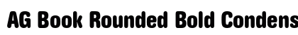 AG Book Rounded Bold Condensed preview