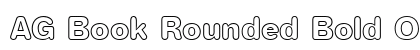 AG Book Rounded Bold Outline Preview