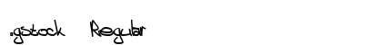&#65535;gstock Regular preview