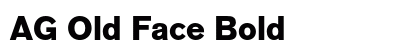 AG Old Face Bold Preview