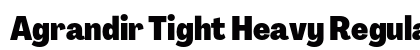 Agrandir Tight Heavy Regular preview
