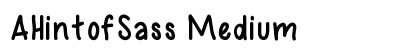 AHintofSass Medium preview