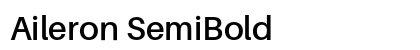 Aileron SemiBold Preview