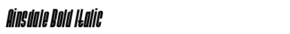 Ainsdale Bold Italic Preview