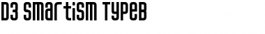 D3 Smartism TypeB Regular Font