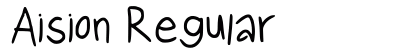 Aision Regular preview