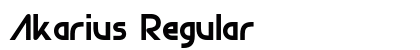 Akarius Regular preview