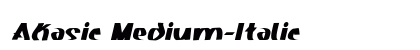 Akasic Medium-Italic Preview