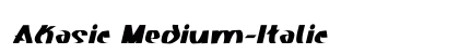 Akasic Medium-Italic Preview