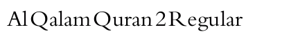 Al Qalam Quran 2 Regular preview