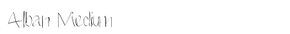 Alban Medium preview