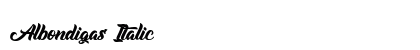 Albondigas Italic preview
