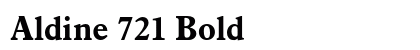 Aldine 721 Bold preview