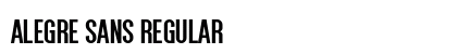 Alegre Sans Regular preview