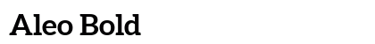 Aleo Bold preview