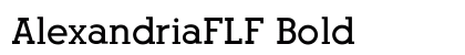 AlexandriaFLF Bold preview