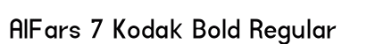 AlFars 7 Kodak Bold Regular preview