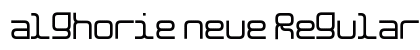 alghorie neue Regular preview